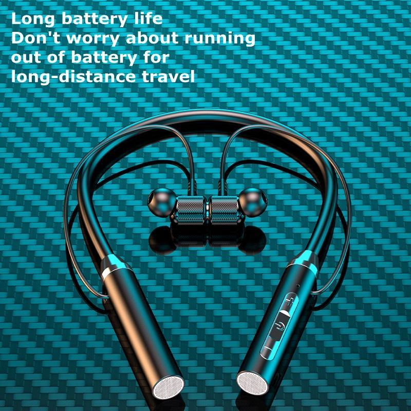 Tai Nghe Bluetooth Không Dây Đeo Cổ TWS Có Mic Chất Lượng Cao
