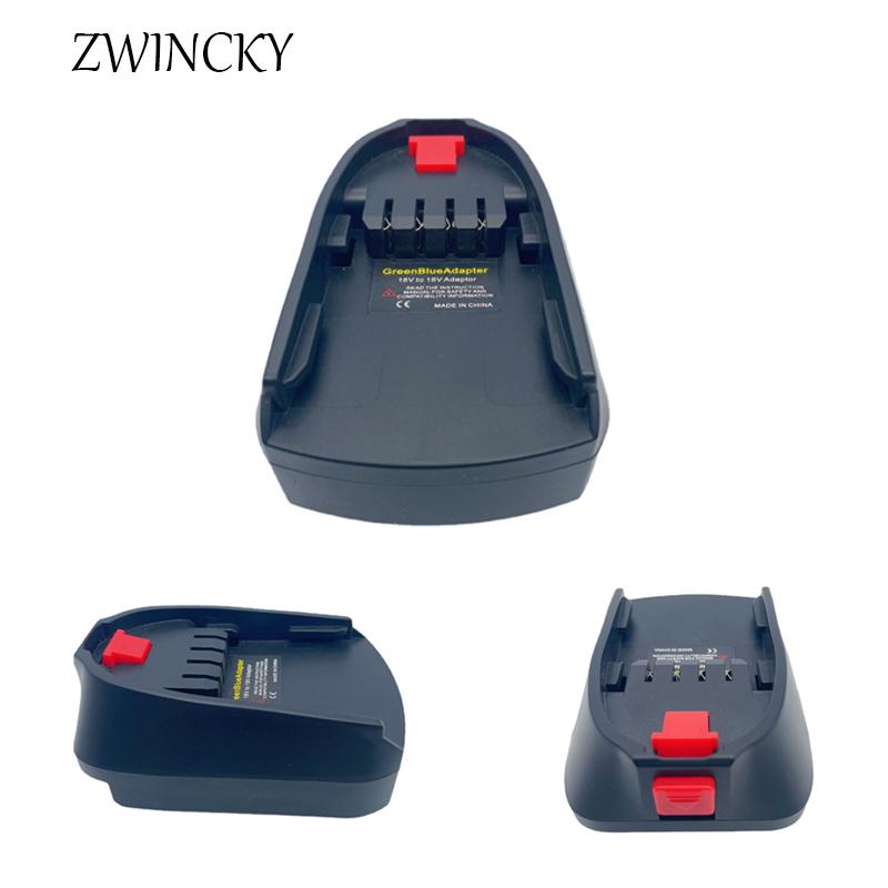 Bộ điều hợp pin ZWINCKY Sử dụng cho Bosch Li-ion Pin Bat618 trên công cụ năng lượng điện gia đình Thay thế tất cả các bộ chuyển đổi màu xanh lam 18V