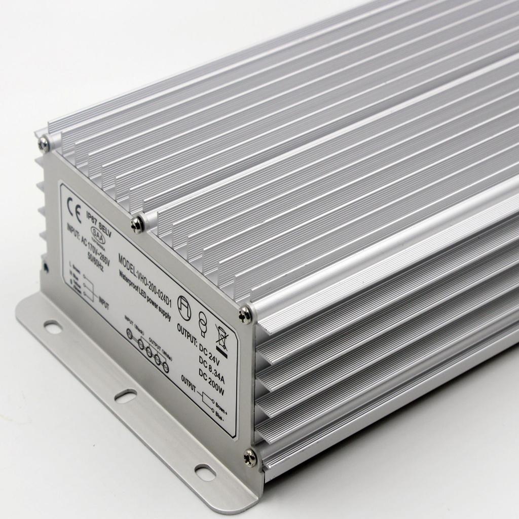 200W 24V Waterproof LED Driver Constant Voltage Power Supply Power Supply