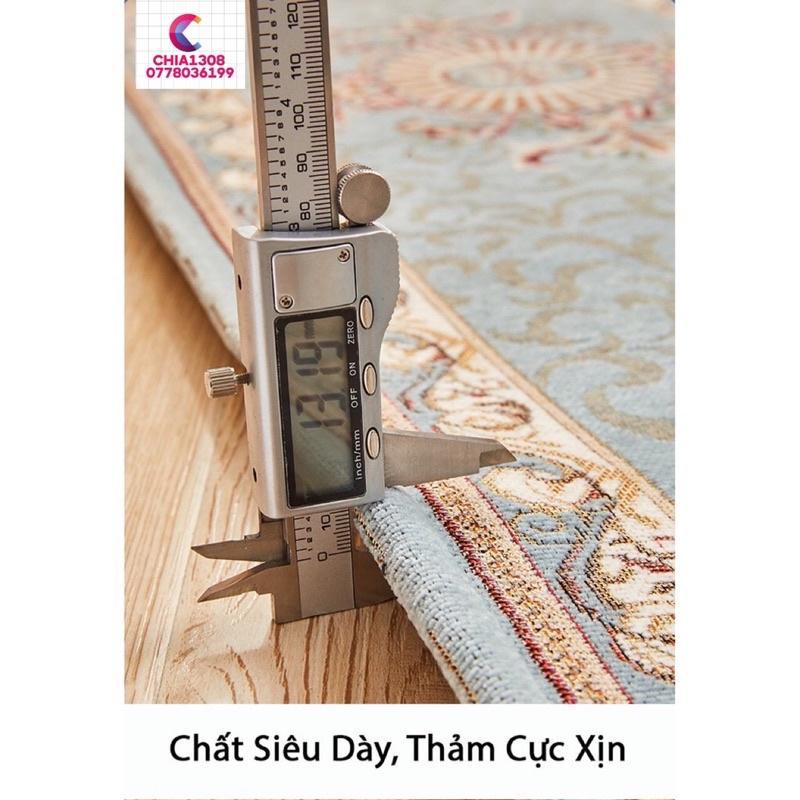 BỘ 2 THẢM BẾP HOẠ TIẾT THỔ CẨM CAO CẤP SIÊU SANG SIÊU ĐẸP( sỉ ib)