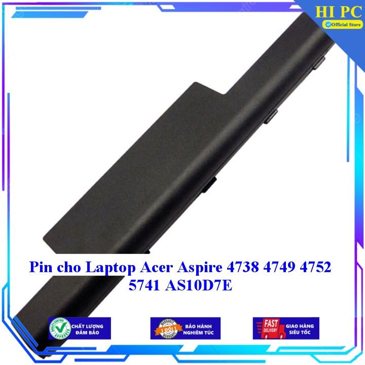 Pin cho Laptop Acer Aspire 4738 4749 4752 5741 AS10D7E - Hàng Nhập Khẩu