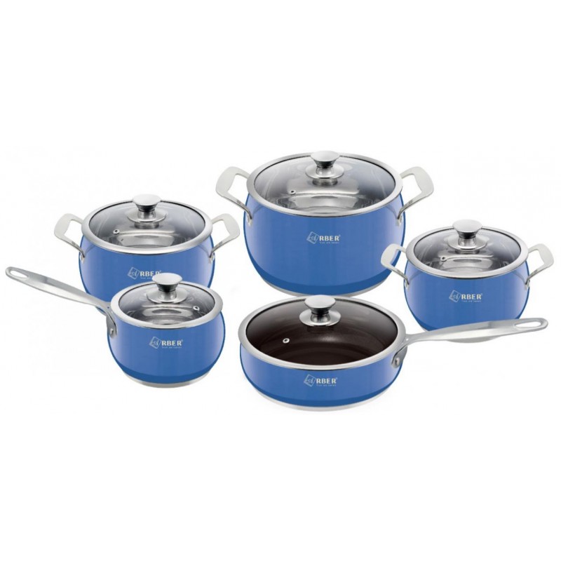 BỘ NỒI INOX ARBER AN06SMNB hàng chính hãng