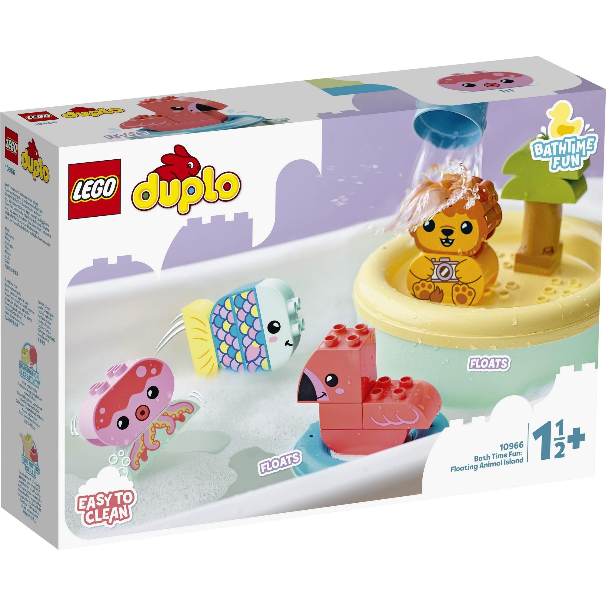 LEGO DUPLO 10966 Nhà Tắm Vui Nhộn: Hòn Đảo Động Vật (20 chi tiết)