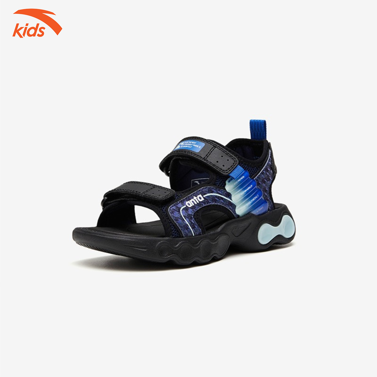 Sandals Thể Thao Thời Trang Bé Trai Anta Kids Chất Liệu Nhẹ, Thoái Mái Vận Động, Quai Dán Linh Hoạt, Dễ Dàng Tháo Rời W312339986