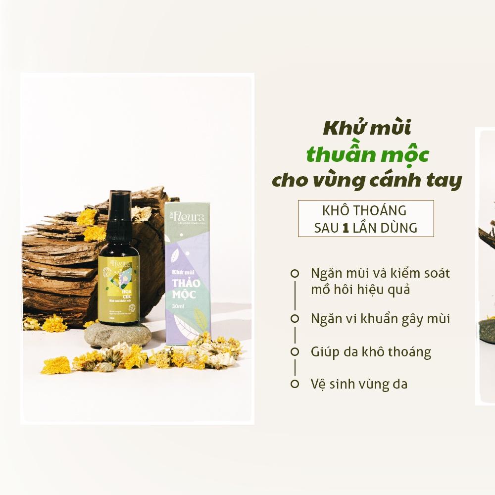 *COMBO MỚI* 2 Chai HOA CÚC Sản Phẩm Thảo Mộc Khử Mửi Hôi Nách Ngăn Ngừa Mùi Và Mồ Hôi the Fleura