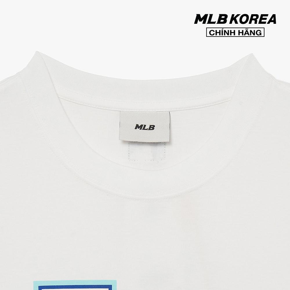 MLB - Áo thun unisex cổ tròn tay ngắn Cube Clipping Monogram Overfit 3ATSM0333-07WHS