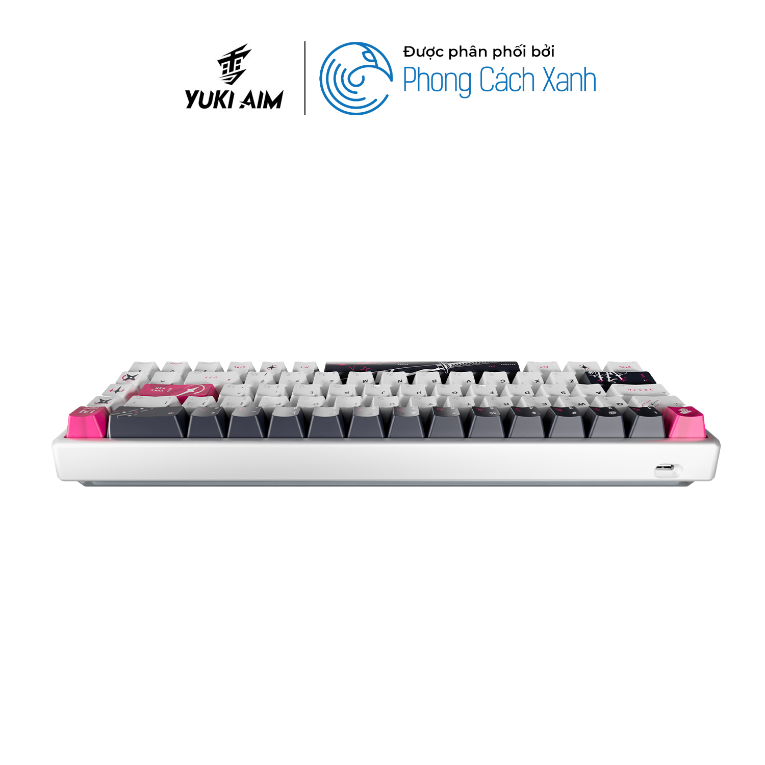 Bàn phím cơ Yuki Aim Polar 65 Katana Edition - Hiragana (Limited Edition) - Hàng Chính Hãng