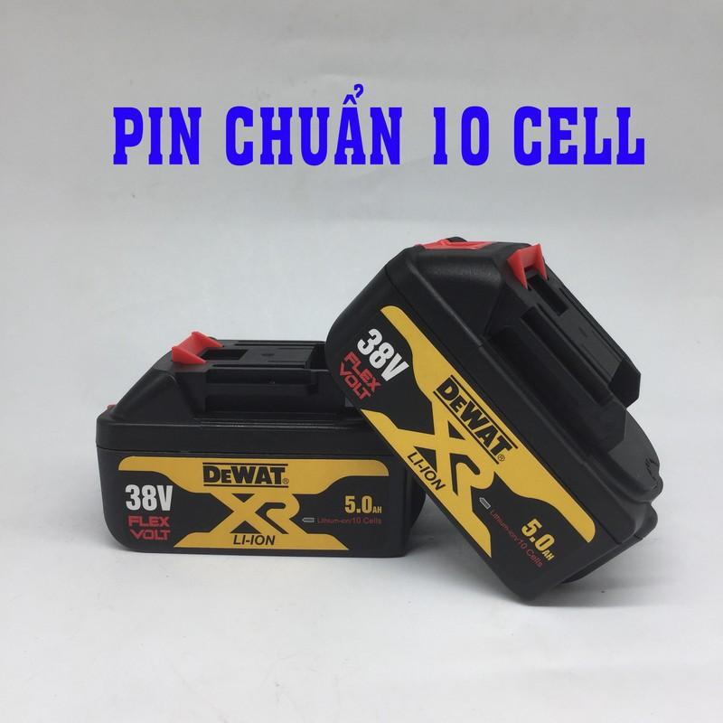 Máy Khoan pin DEWALT 38V 3 chức năng, có búa, lõi đồng, pin 10cell