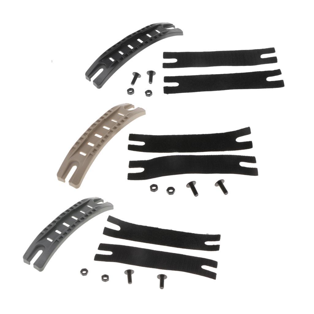 2x Tactical Helmet Side Rail for Fast ARC Helmet Hunting Paintball