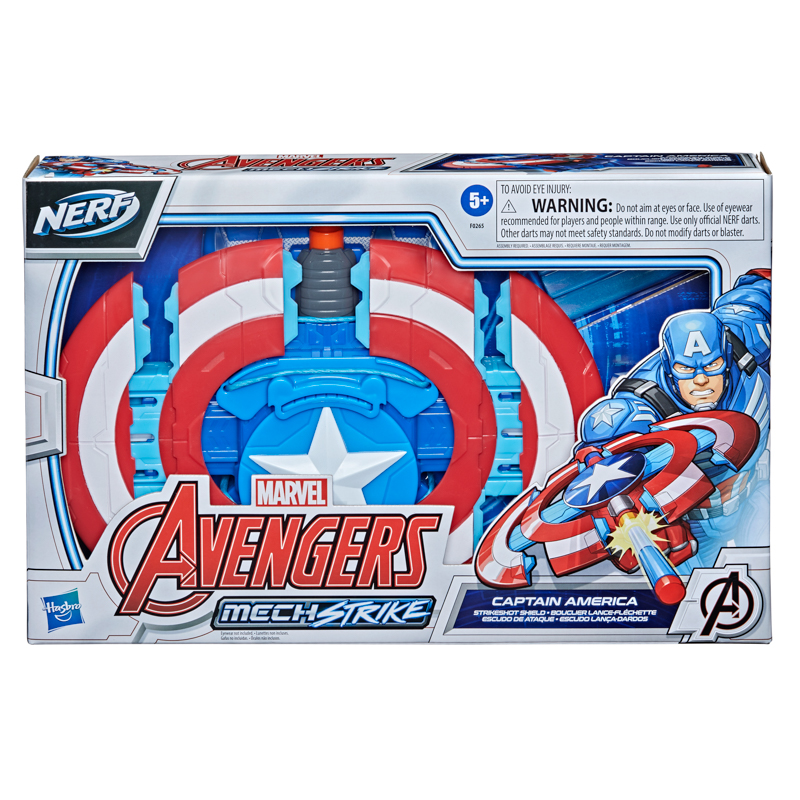 Đồ Chơi HASBRO AVENGERS Mô Hình Khiên Chiến Đấu Tấn Công Captain America Dòng Mech S F0265