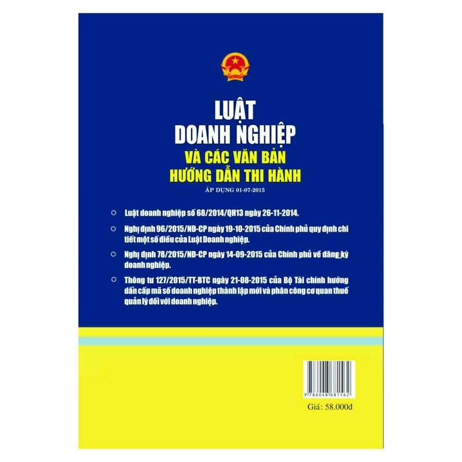 Luật Doanh Nghiệp Và Các Văn Bản Hướng Dẫn Thi Hành