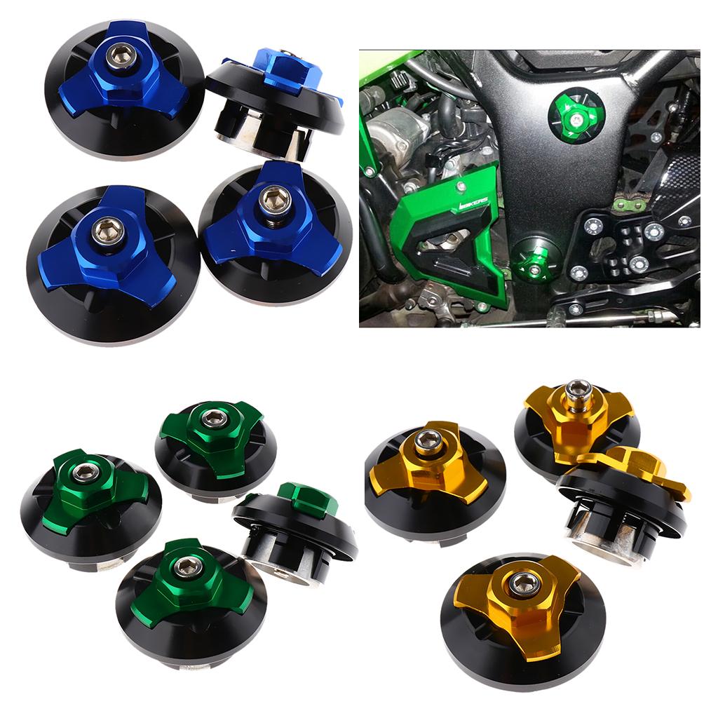 Motorcycle Frame Fairing Bolt Hole Cap Cover Plug For Kawasaki NINJA250/Z250