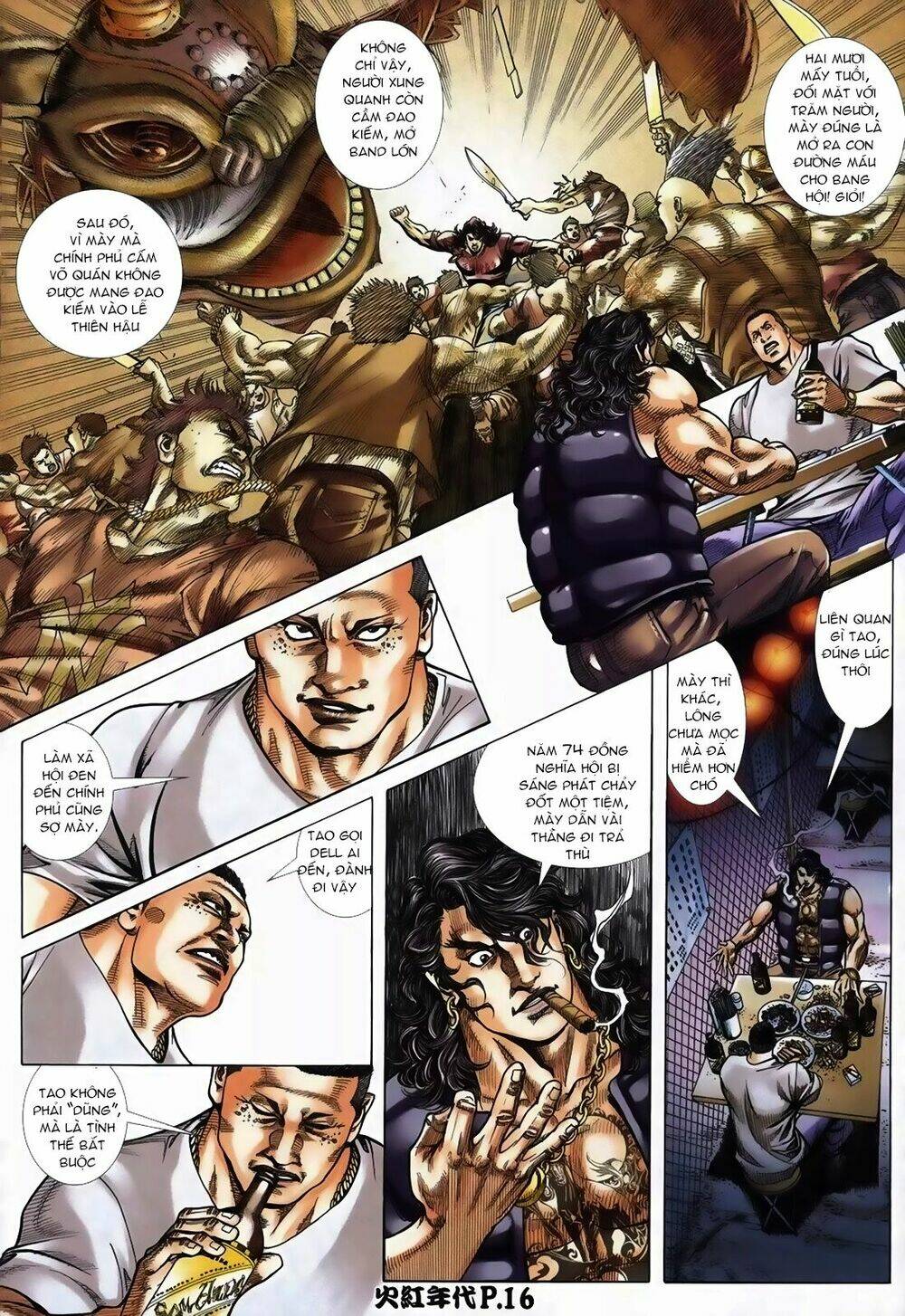 hỏa hồng niên đại hắc cốt đường chapter 107 13