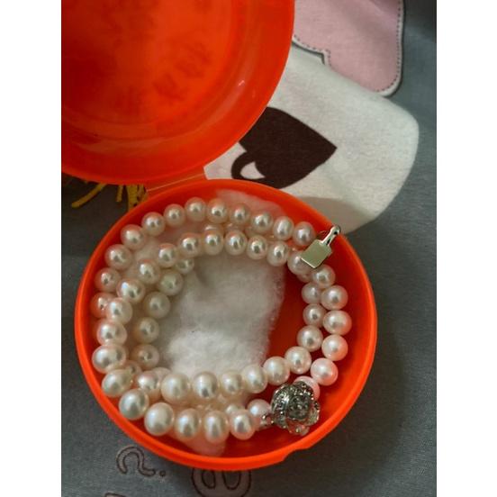 Vòng Cổ Ngọc Trai Nước Ngọt Size 6-7 Ly Màu Trắng Sang Trọng, Trang Sức Ngọc Trai Dự Tiệc - Trường Thịnh Ngọc Trai