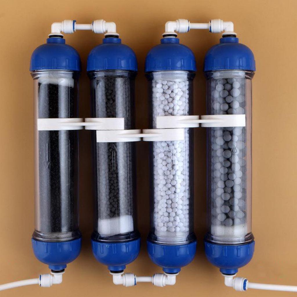 2X Clear Water Filter Housing Empty Bottle DIY Filter Shell Tube Inline Filter
