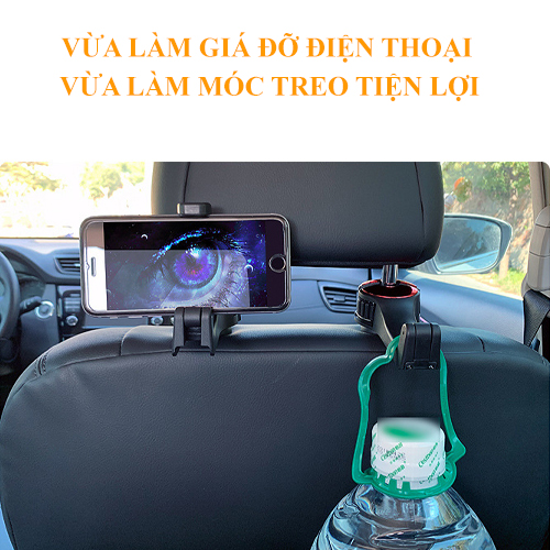 Móc treo đồ ô tô gài sau ghế