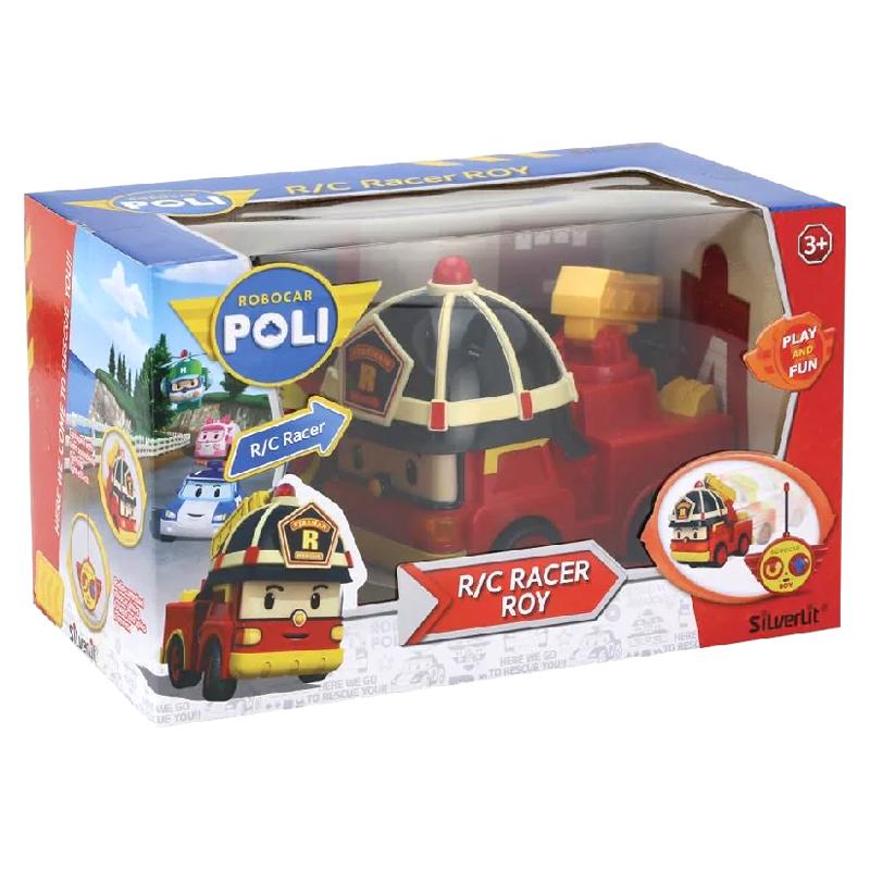Đồ Chơi Mô Hình Xe Cứu Hỏa Roy Điều Khiển Có Đèn Và Âm Thanh - Robocar Poli 83186