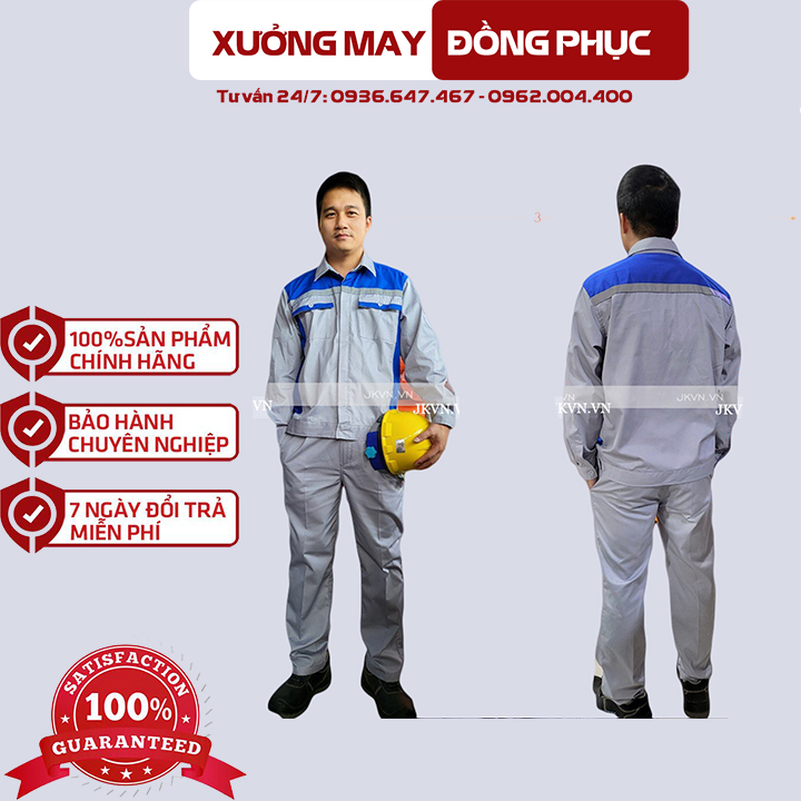 Đồ Bảo Hộ Lao Động, Đồng Phục Công Nhân, Kỹ Sư Vải Pangrim Cao Cấp PR05