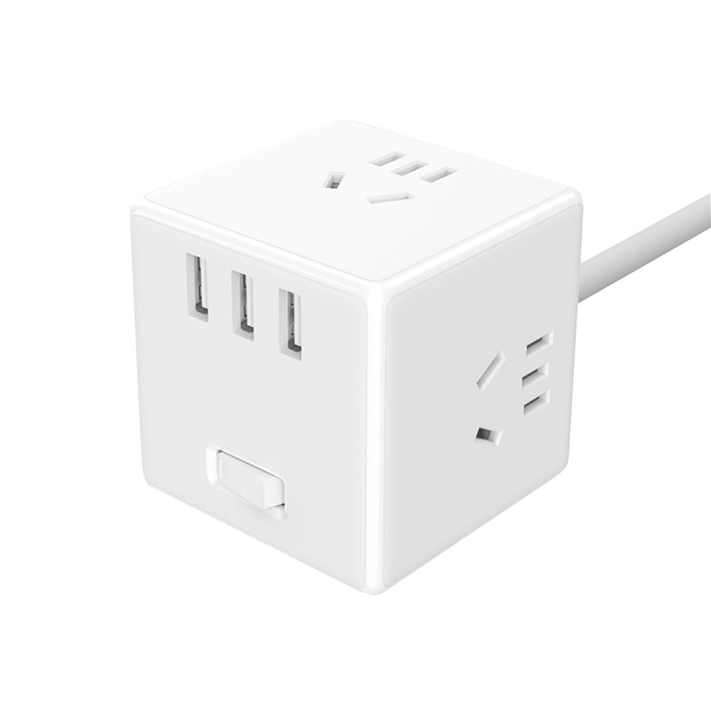 Xiaomi Mijia Magic Cube Socket Plug Multifunctional USB Charger Power Adapter 6 Ports Socket Converter Outlet
