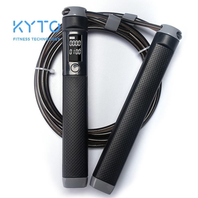 KYTO Nhảy Dây Kỹ Thuật Số Chống Lại Trong Nhà/Ngoài Trời Thể Dục Huấn Luyện Quyền Anh Có Thể Điều Chỉnh Lượng Calo Dây Nhảy Tập Luyện