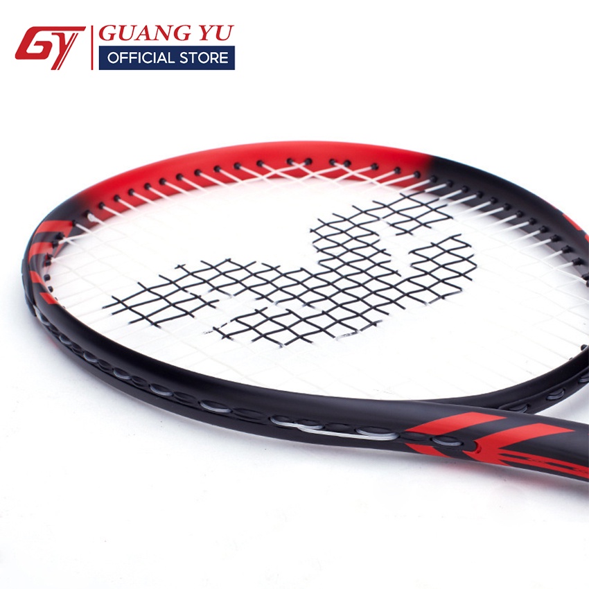 Vợt Tennis GUANG YU Khung Sợi Carbon Cao Cấp Tặng Kèm Bộ Đế Và Bóng Tập Luyện