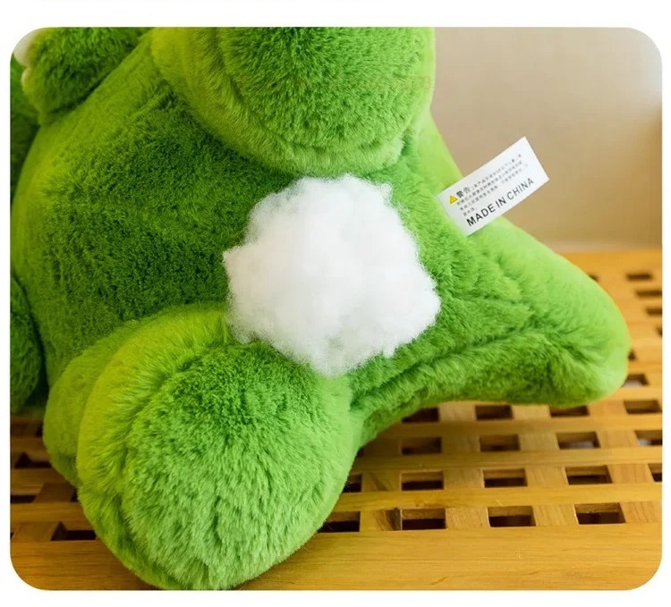 Thú nhồi bông khủng long xanh dưa hấu - Size từ 22cm đến 60cm - Quà tặng gấu bông khủng long ôm trái đào đáng yêu