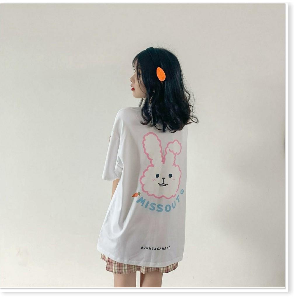 Áo Thun Tay Lỡ MISSOUT BUNNY Form Rộng Unisex AQA1807 25 aomifashion