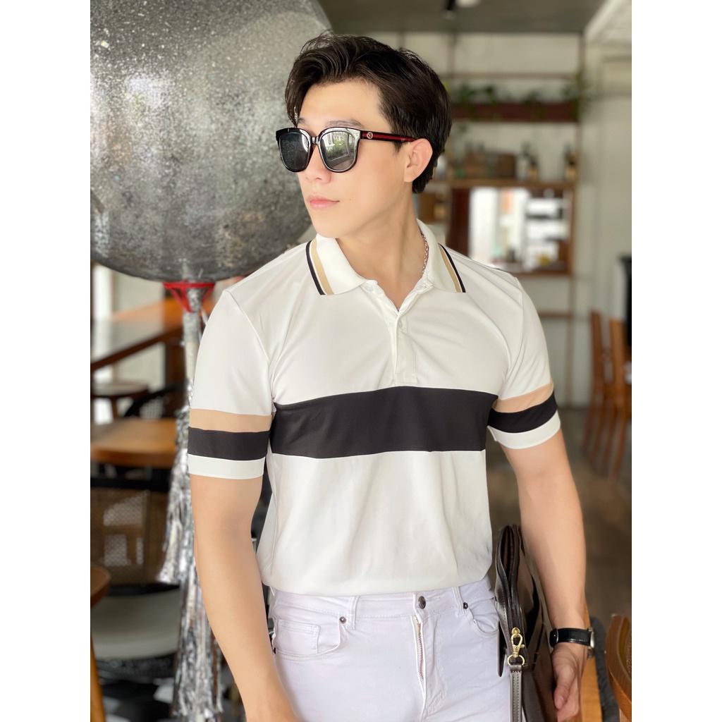 ÁO THUN NAM CỔ TRỤ TAY NGẮN CHẤT THUN COTTON CO GIÃN ĐẶC BIỆT MỀM MỊN - THOÁNG MÁT DỄ CHỊU
