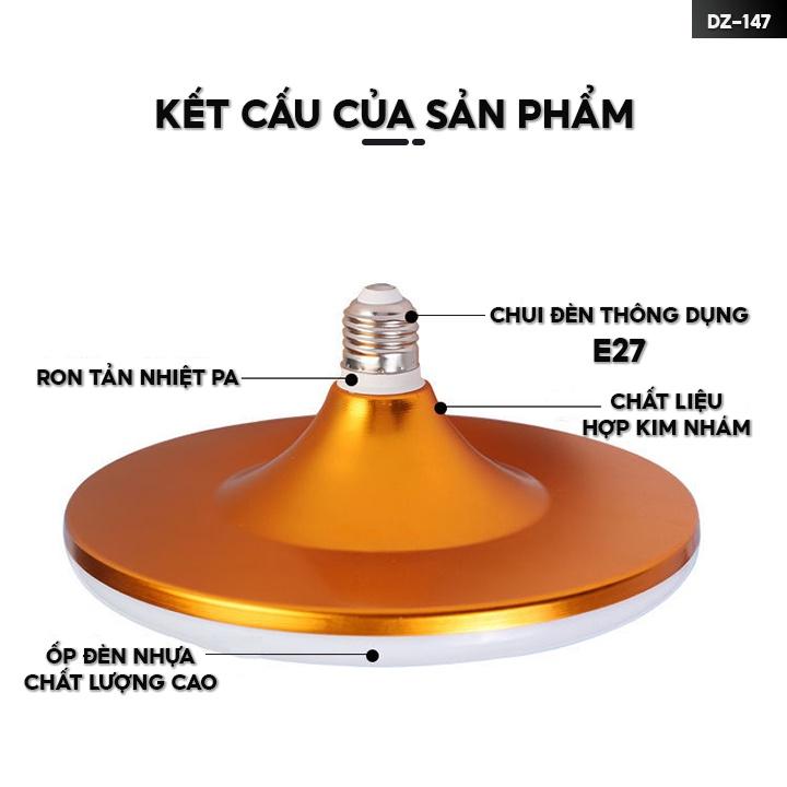 Bộ Bóng Đèn Led Ufo Mẫu Đèn Dĩa Bay Tiết Kiệm Điện Công Suất Lớn Lên Đến 40w DZ-147