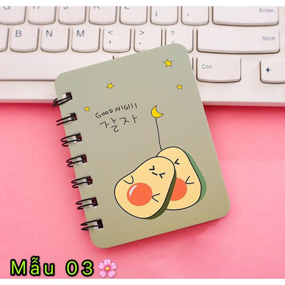 Sổ Tay Mini Siêu Dễ Thương Sổ Tay Lò Xo