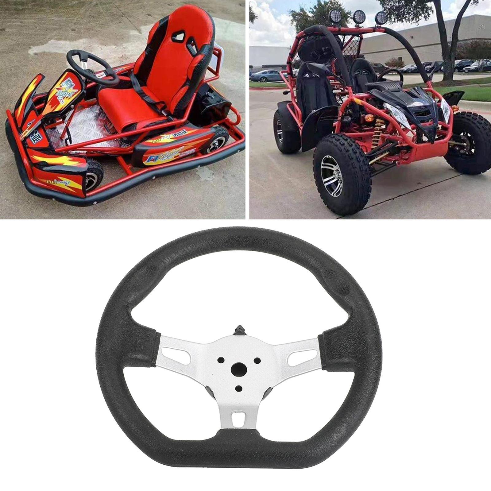270mm Go Kart Steering Wheel Kart Parts Replacement For Go-Kart Buggy