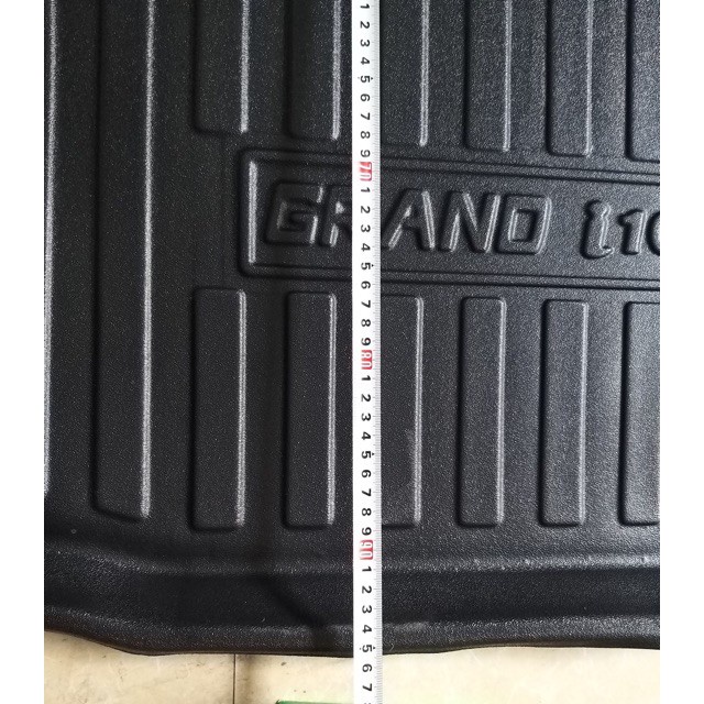 Lót cốp xe Huyndai Grand i10 Sedan 2021 2022 2023 Nhựa TPO dẻo.
