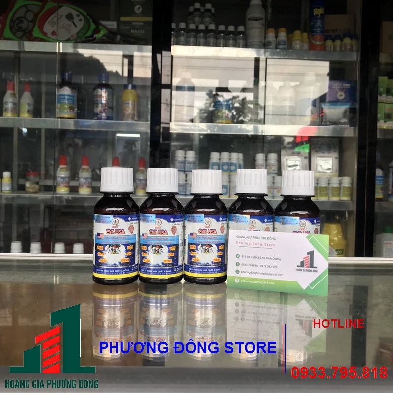 Thuốc diệt muỗi và côn trùng CYP USA 100EC_ CHAI 100ml
