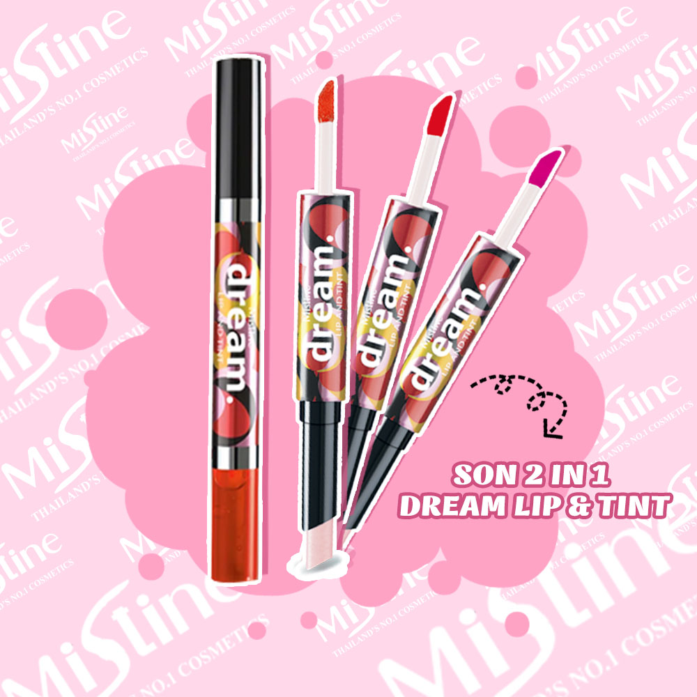 SON 2 IN 1 MISTINE DREAM LIP và TINT