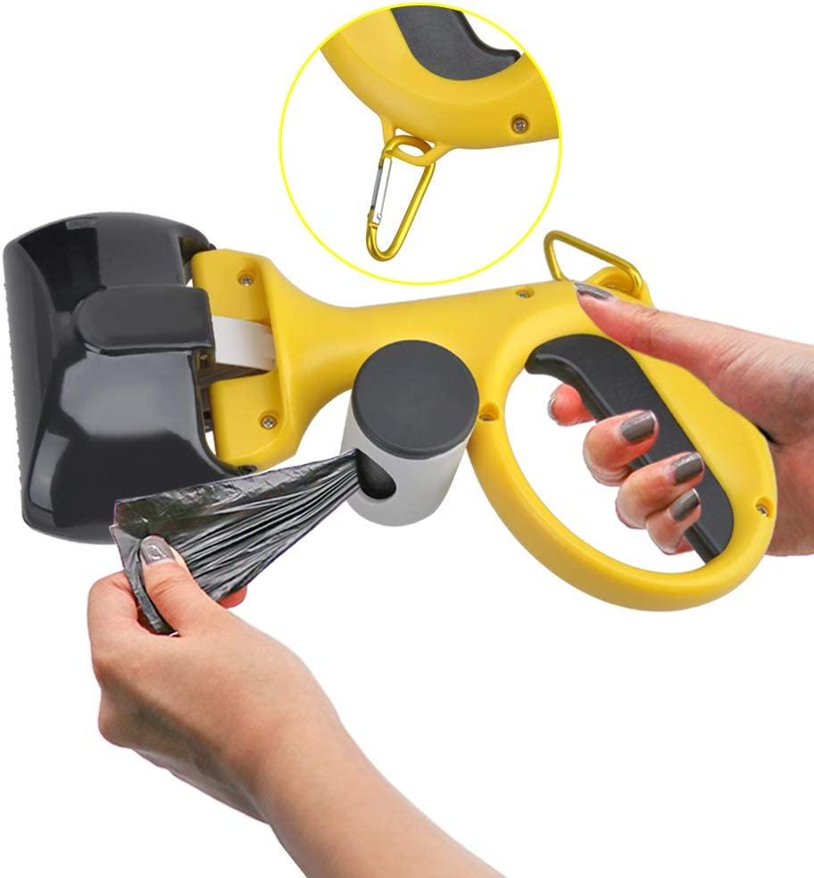 Xẻng xúc phân chó, Xẻng xúc phân chó có túi đựng phân có thể gập lại cho chó/mèo trong nhà/bãi cỏ ngoài trời