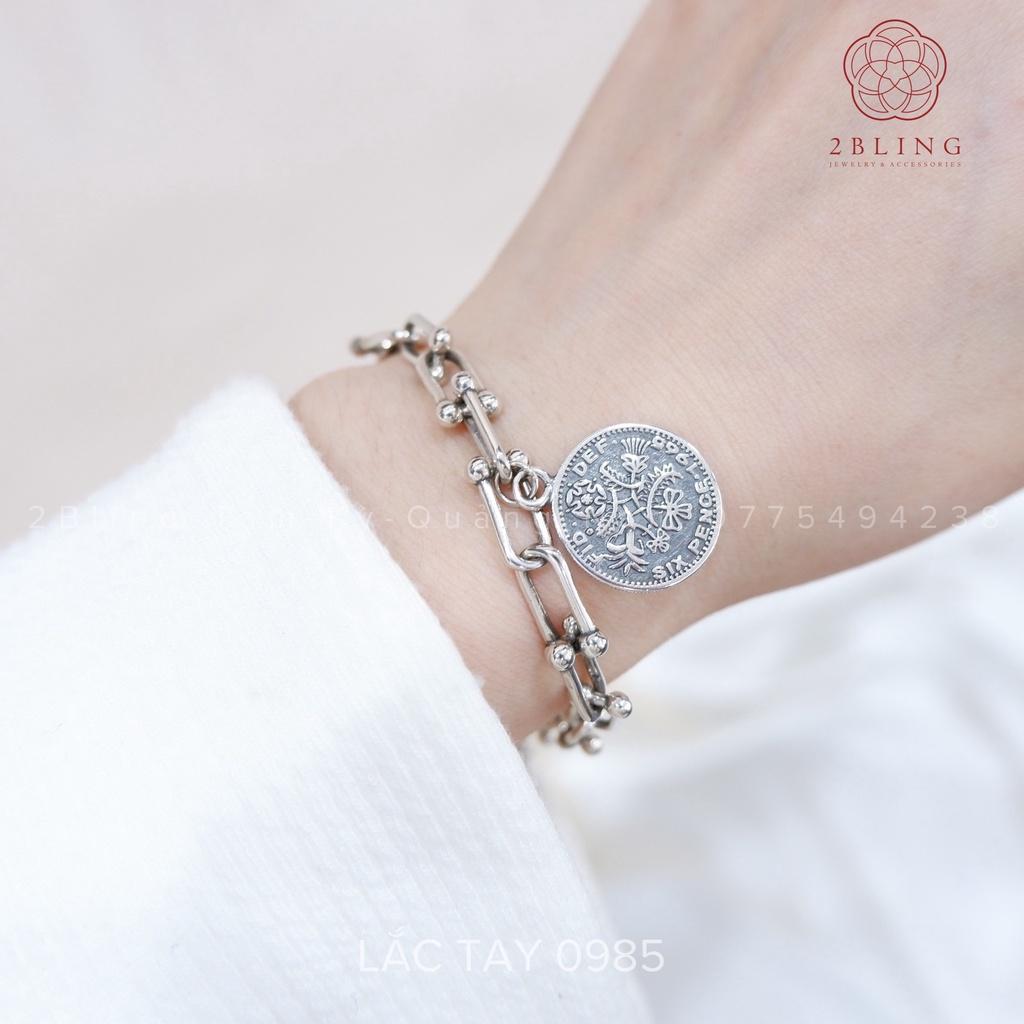 Lắc tay 2Bling thời trang mắt xích phong cách Hàn Quốc 0985