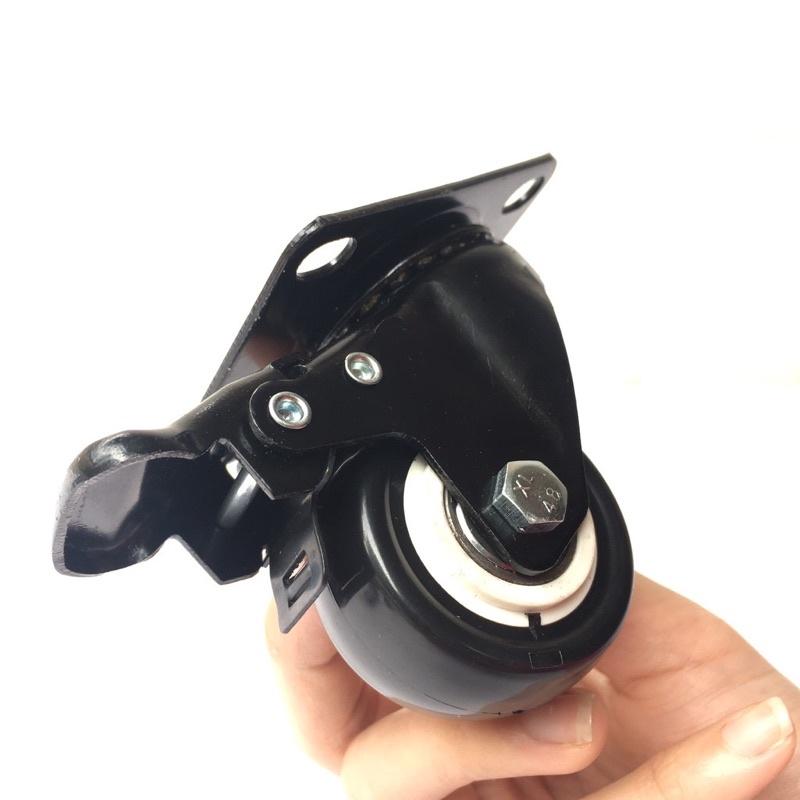 Bộ 4 bánh xe xoay 360 độ có khoá chống xoay, chống trượt 5cm
