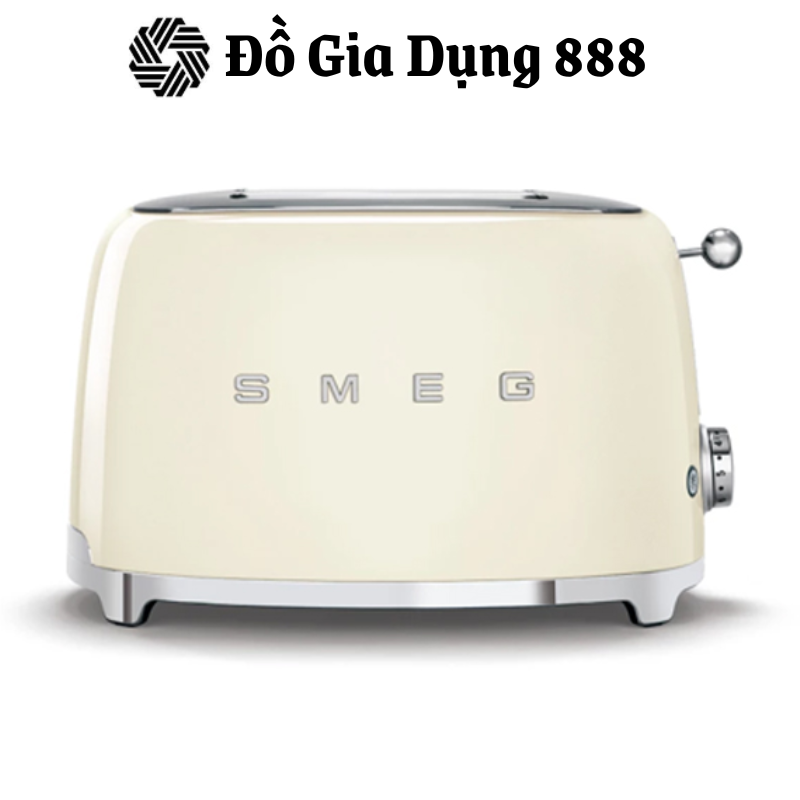 Máy nướng bánh mì Smeg màu kem TSF01CREU 535.43.665 - Hàng chính hãng