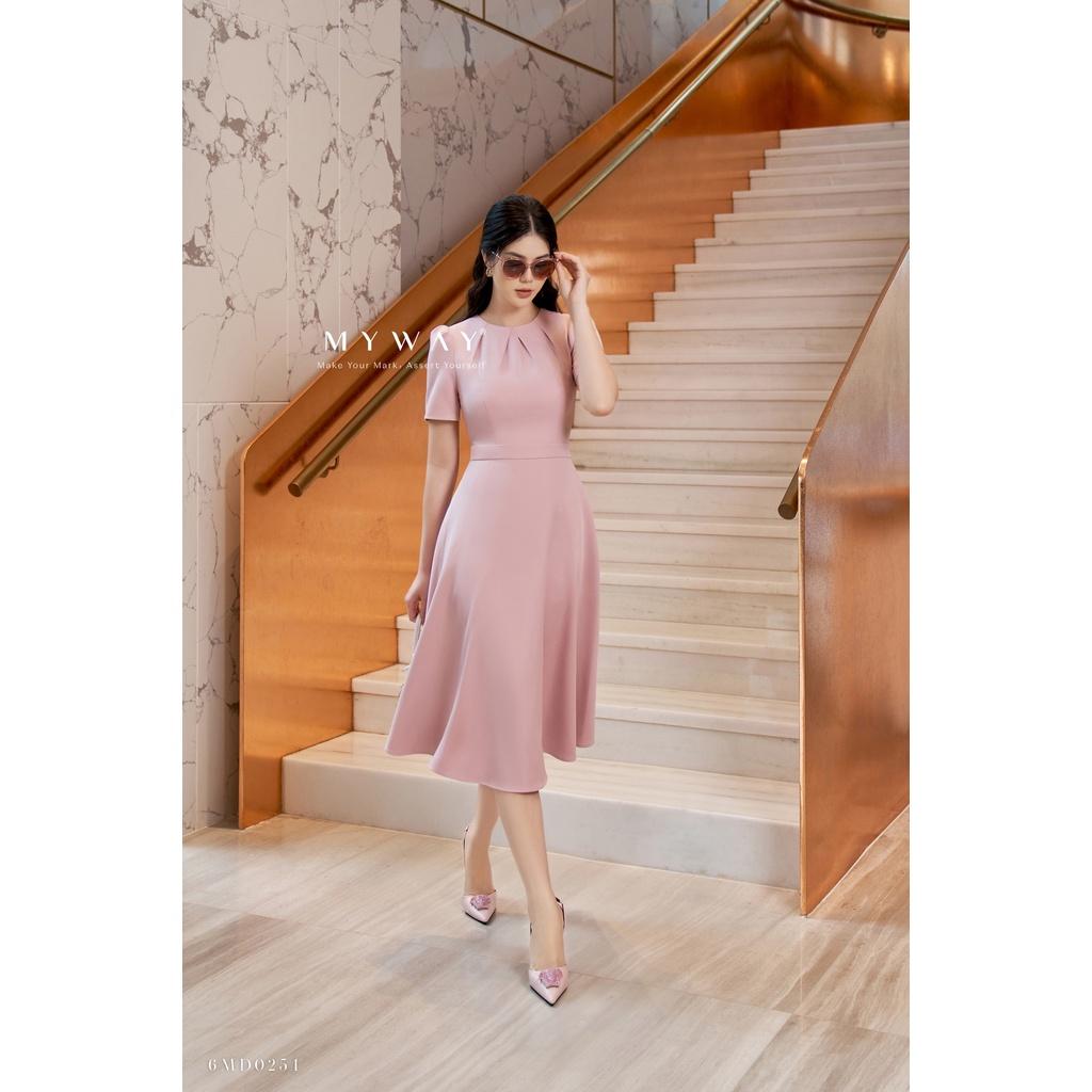 Đầm Nữ Công Sở MY WAY Dáng Xòe Sang Trọng 6MD0254