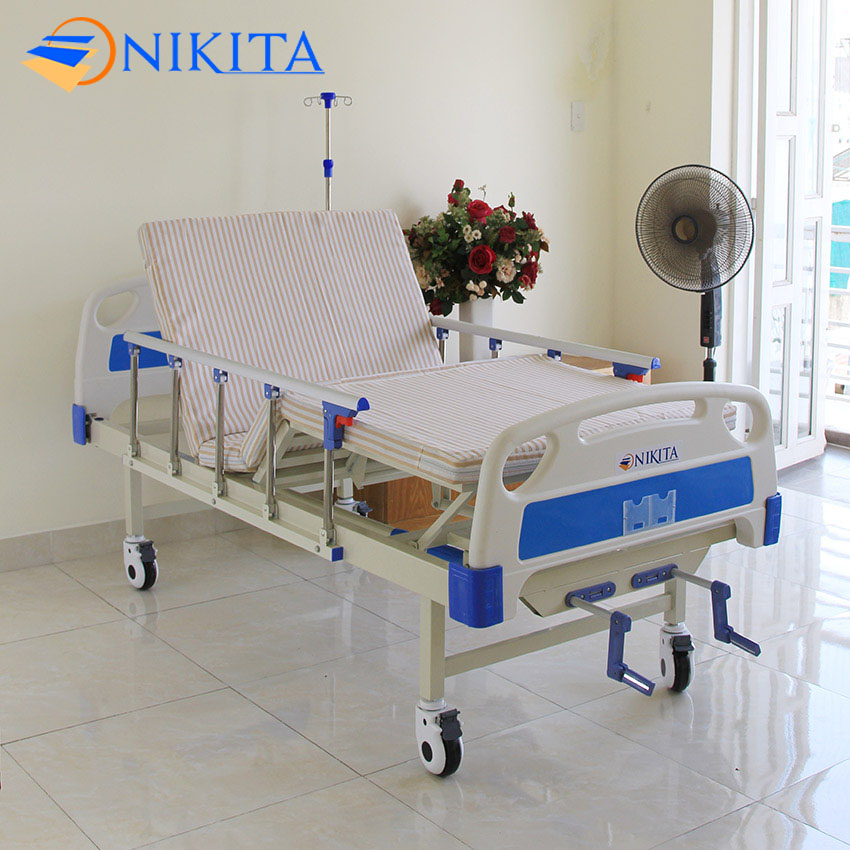 Giường bệnh y tế cao cấp đa chức năng - DCN02 chính hãng NIKITA - Chức năng nâng đầu - Nâng chân