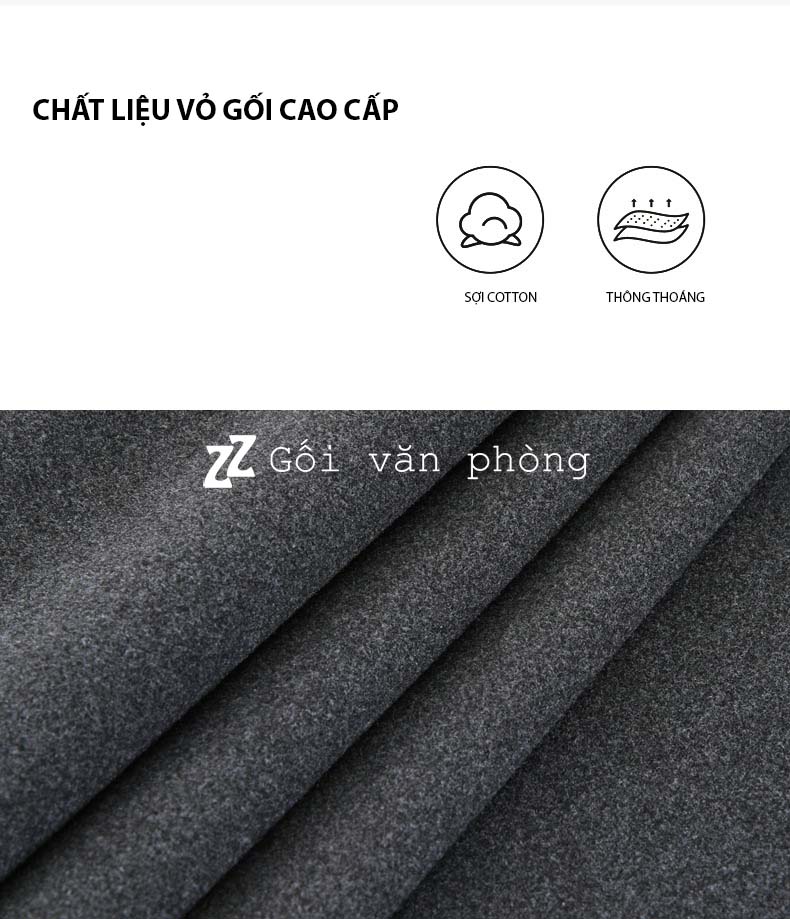Đệm tựa lưng ghế văn phòng, ô tô cao su thiên nhiên LTL-01