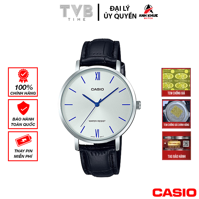 Đồng hồ Casio nữ dây da LTP-VT01L-7B1UDF