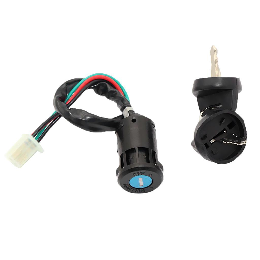 Ignition Key Barrel Female Plug for 50-250cc Dirt  ATV Quad Bike