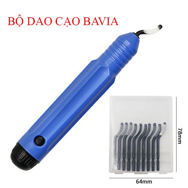 Bộ dao cạo bavia Dụng cụ gọt bavia NB1100 TẶNG kèm 10 lưỡi dao dùng để cạo bavia cho nhôm nhựa gỗ sắt thép mỏng