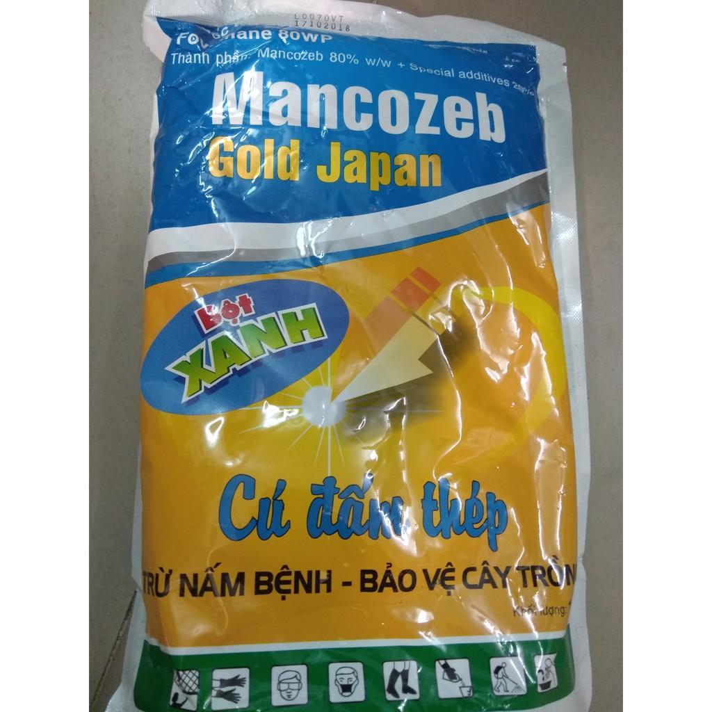 MANCOZEB – bột xanh 80WP Thuốc trừ nấm bệnh, bảo vệ cây trồng gói 1kg