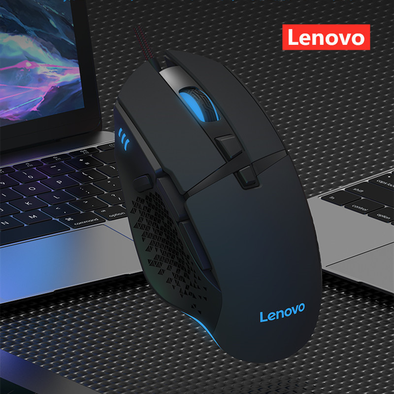 Chuột LED RGB 6400DPI Gaming Mouse Lenovo M106 - hàng nhập khẩu