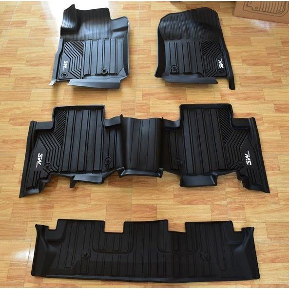 Thảm lót sàn 2 lớp xe ô tô TOYOTA PRADO 2010+ Nhãn hiệu Macsim 3W chất liệu nhựa TPE đúc khuôn cao cấp