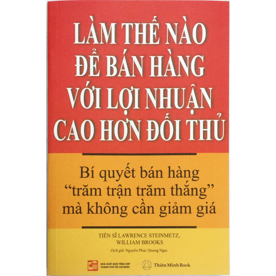 Làm thế nào để bán hàng với lợi nhuận cao hơn đối thủ (tặng kèm 1 bookmark ngẫu nhiên)