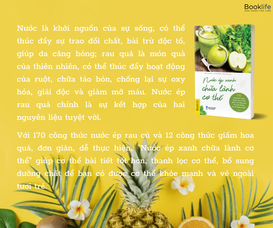 Sách Nước Ép Xanh Chữa Lành Cơ Thể