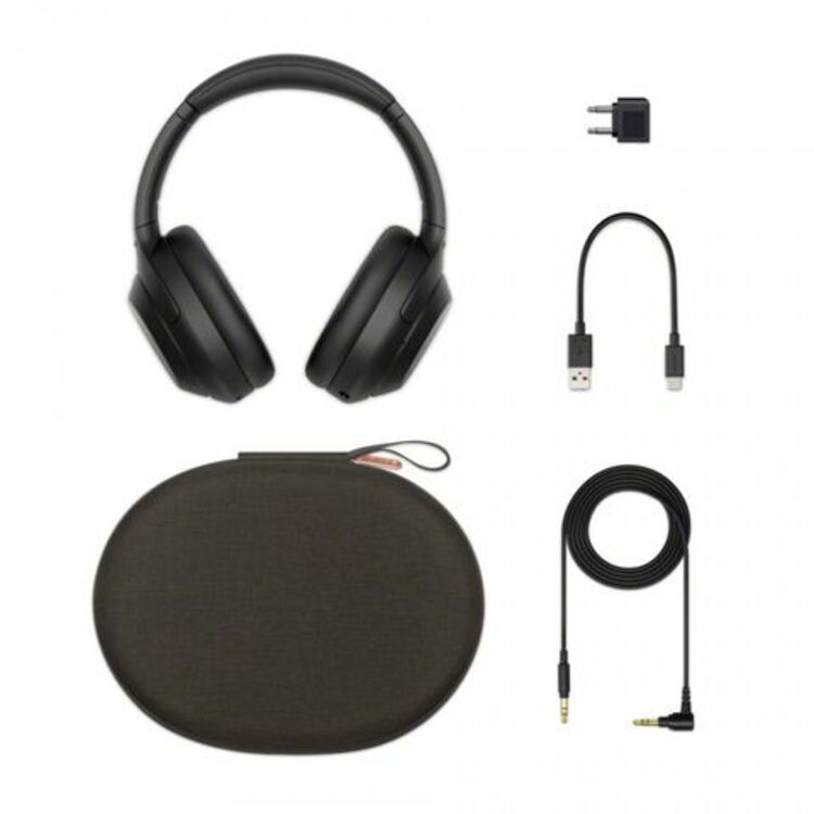 Tai nghe Sony WH-1000XM4 Bluetooth màu Đen - Hàng Chính Hãng